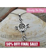 Sterling Silver Celtic Cross Pendant - Unisex 925 Silver - $973.83 MXN