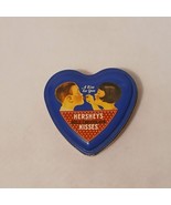 Hershey&#39;s Kisses Heart Shaped Tin Canister with lid lot of 2 - €5,89 EUR