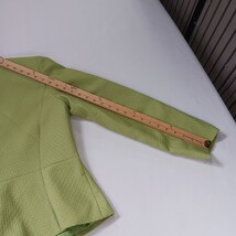 Giorgio Sant’Angelo Women's Green 2-Button Front Blazer Size 12 image 8