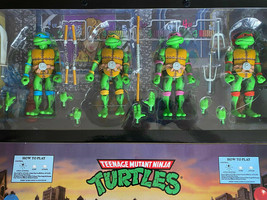 NECA Teenage Mutant Ninja Turtles 6&quot; Action Figure SDCC Exclusive Classic Arcade - £95.12 GBP