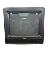 RCA Gaming Television E13240WN 13 in Colortrak Woodgrain Wood 80s VTtg - £46.35 GBP