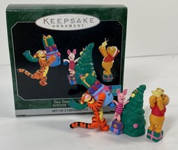 Hallmark Keepsake Ornament, Miniature Tree-Trimmin&#39; Time, Winnie the Pooh, 1998 - £22.02 GBP