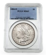 1884-O Argent Morgan Dollar Classé Par PCGS Comme MS-63 - €247,03 EUR