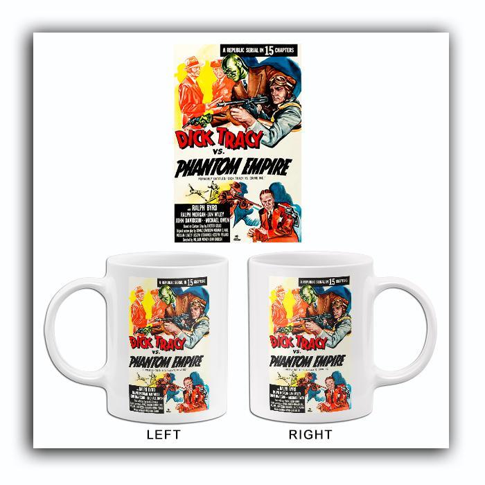 Dick Tracy VS The Phantom Empire - 1952 - Movie Poster Mug - Dinnerware ...