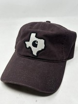 Carhartt Canvas Texas Patch Hat Cap Maroon Strapback One Size AH5527-M - $14.84