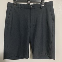 Greg Norman Mens Bermuda Golf Shorts Black Size 34 - $17.52
