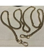 Chain Link Crossbody Strap 48&quot; Gold Generic Unbranded Replacement Removable - $19.00