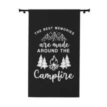Personalised Blackout Curtain: Custom-Printed, 100% Polyester, Exclusive &quot;Campfi - £48.61 GBP
