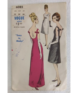 Vogue Sewing Pattern #6085 Easy To Make Evening Dress Gown Size 12 - £5.20 GBP