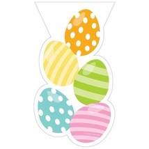 Easter Egg Treat Bags 20 Ct Plastic Party Treat Favor - £3.47 GBP