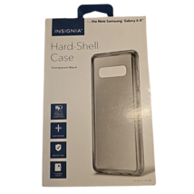 Insignia Hard Shell Case for Samsung Galaxy S10 Plus + Clear Transparent Black - £5.78 GBP