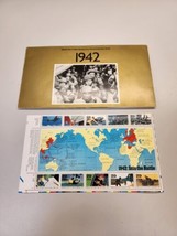1942 World War II 50th Anniversary Commemorative Series USPS Stamp Set - £9.52 GBP