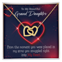 To Granddaughter In My Heart Inseparable Necklace - £53.44 GBP+