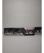 Lot Of 29 Pieces Vintage Christmas Village Mini People Figures And Acces... - $24.74