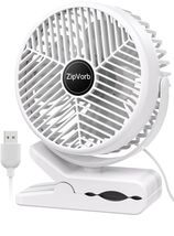 Small Personal Table Fan/USB Desk / Clip-On Fan with Sturdy Clamp/ 3 Spe... - $9.78