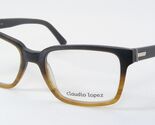 Claudio Lopez CLA4772 1 MATT BROWN FADE /GOLD EYEGLASSES GLASSES FRAME 5... - $76.79