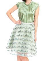 Eva Franco relis skirt in Mint - £53.02 GBP