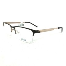 Robert Mitchel Eyeglasses Frames RM 8005 BR Brown Rectangular Gold 54-18-140 - £43.95 GBP