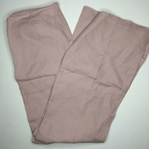 Sisley Women&#39;s Pants Flax EU Size 44 Pink Zipper Closure - £27.52 GBP