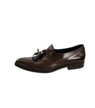 Hugo Boss Tassel Loafers Brown Calfskin Leather Sz UK7.5/US8.5/EU41.5 - $67.32