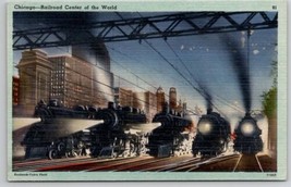 Chicago IL Railroad Center of the World Postcard E26 - £5.58 GBP