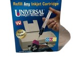 4-Color Universal Ink Refill Kit for Any Inkjet Printer Cartridge - £12.49 GBP