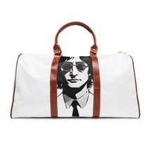 Waterproof Personalized Travel Bag with John Lennon Print: Durable Nylon, Adjust - £74.27 GBP