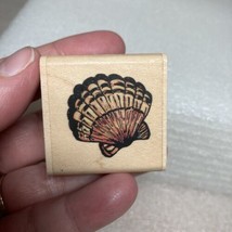 Scallop Shell Sea Rubber Stamp Artists Collection Current Uptown Design 1.5" WM - $7.91