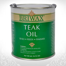 Briwax Teak Oil - Seals, Feeds, Finishes (16 Fl. Oz. / 500 ML) - $29.95