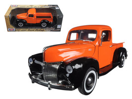 1940 Ford Pickup Truck Orange &quot;Timeless Classics&quot; 1/18 Diecast Model Car by Moto - £54.56 GBP