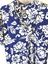 Vtg Hawaiian Shirt L Blue Sky Apparel Tropical Surfer Beach Resort wear ... - £19.31 GBP