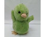 Green 6&quot; Duck Plush Sqeaker When Shaken Made In Korea  Easter Spring Han... - £54.90 GBP