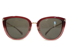 Coach Sunglasses HC8276 L1099 Gold Red Cat Eye Frames with Gray Lenses - $49.49