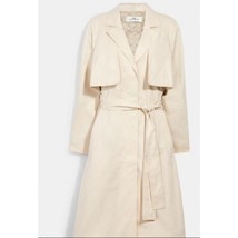 Coach Light Drapey Trench With Signature Lining, Medium Porcelain - £224.87 GBP