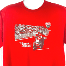 Tribuna Ducati Corse 2013 Euro Motorcycle GP Racing Mens T-Shirt XXL Short 49x26 - £28.50 GBP
