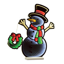 Snowman and Wreath Ekkolight 23.5&quot;H - $109.28