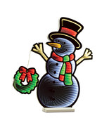 Snowman and Wreath Ekkolight 23.5&quot;H - $153.20 CAD