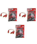 (Pack of 3) New Nippon BMSGYM2F 1 Male -2 Female  Audiopipe RCA Cable Sp... - €42,27 EUR