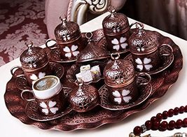 LaModaHome Espresso Coffee Cups Set, Turkish Arabic Greek Coffee Set, Coffee Cup - £63.22 GBP