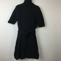 Cherokee Girl&#39;s Cable Knit Turtleneck Dress Cuffed Belted Black Size M M... - $29.99