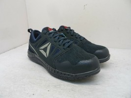 Reebok Work Women&#39;s Low Zprint SR Steel Toe Athletic Work Shoes Navy Size 10M - £44.65 GBP