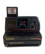 Polaroid Impulse SE Instant Camera Autofocus System Untested Vintage 600 Film Ca - $28.80