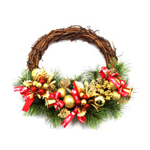Christmas Cane Wreath Door Decoration - £29.75 GBP
