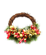 Christmas Cane Wreath Door Decoration - £29.75 GBP
