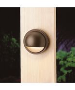Kichler 15764AZT30R Landscape 3000K Half Moon LED Deck in Architectural ... - $51.47