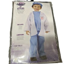 Fun World Girl&#39;s Boy&#39;s Dr. Littles Blue Halloween Costume Size Toddler 3T-4T - £11.25 GBP