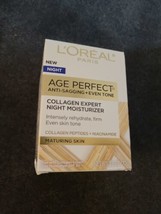 L&#39;Oreal Paris Age Perfect Anti-Sagging Collagen Expert Night Moisturizer... - £14.44 GBP