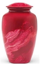 At Peace Memorials Tie-Dye Red Cremation Urn for ashes 200 CI - £121.78 GBP