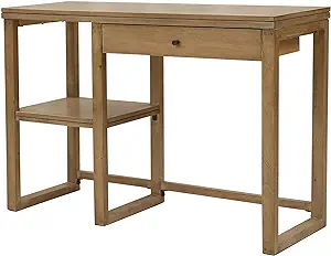 Dcor Therapy Carlton 1 Drawer Wooden Desk, 29&quot; X 44&quot; X 16&quot;, Sahara - $219.99
