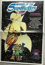 SWORDS OF THE SWASHBUCKLERS (1984) Marvel Comics 11" x 17" GN promotiona... - $14.84